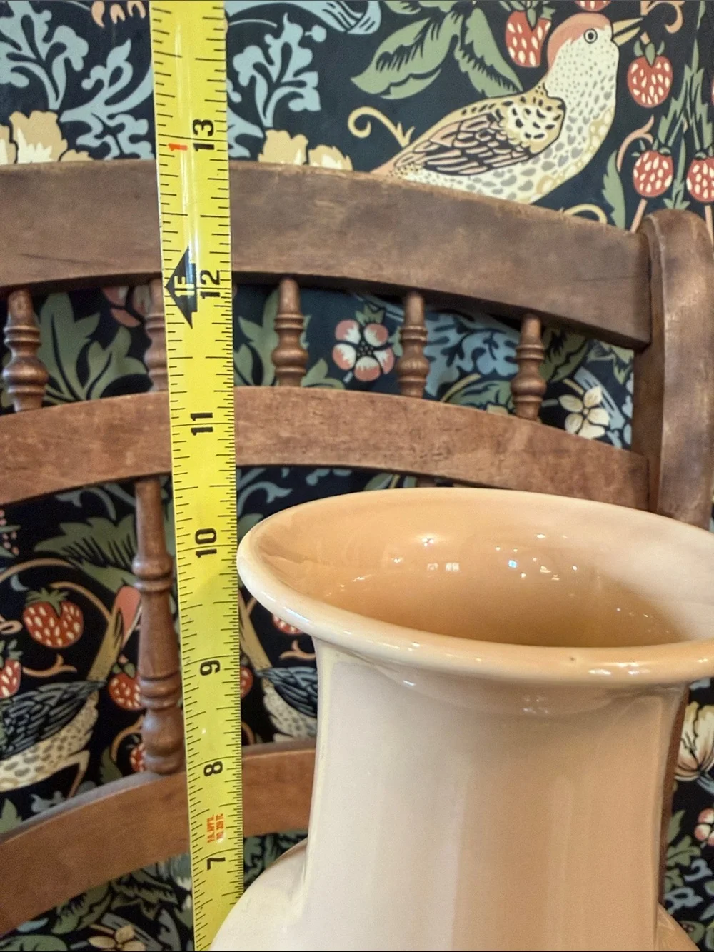 Vintage Japanese Ceramic Vase Original World Bazaar Price Tag 1980’s